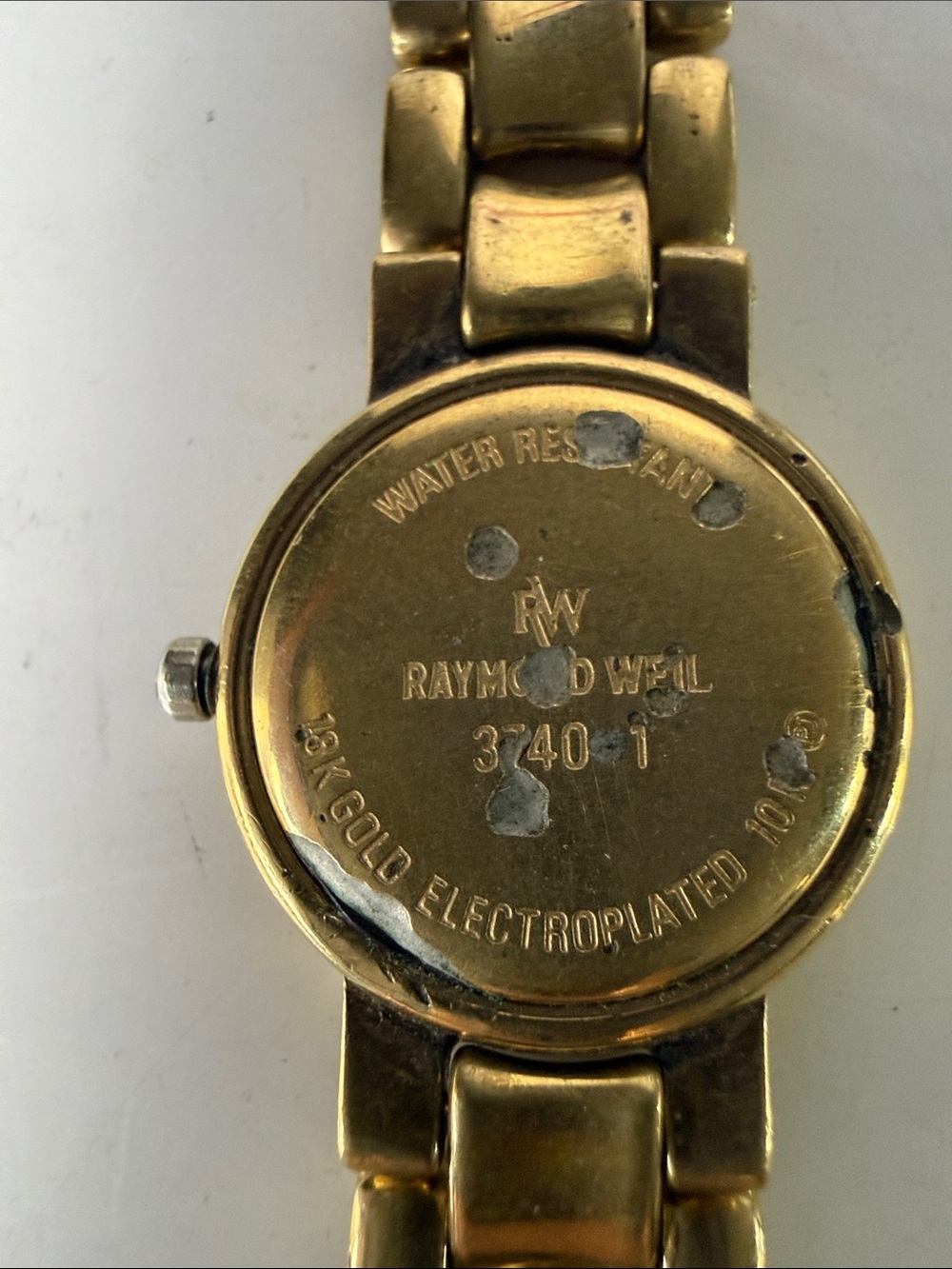Raymond Weil Gold and Black Crystal-Accented Bracelet Watch - Picture 5 of 7